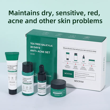 Acide 30 Jours Anti-Acne Skin Care Pack Tea Tree Salicylic